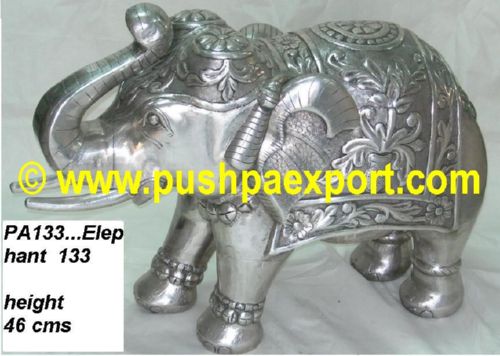 Silver Elephant Pair (Set 2pc)
